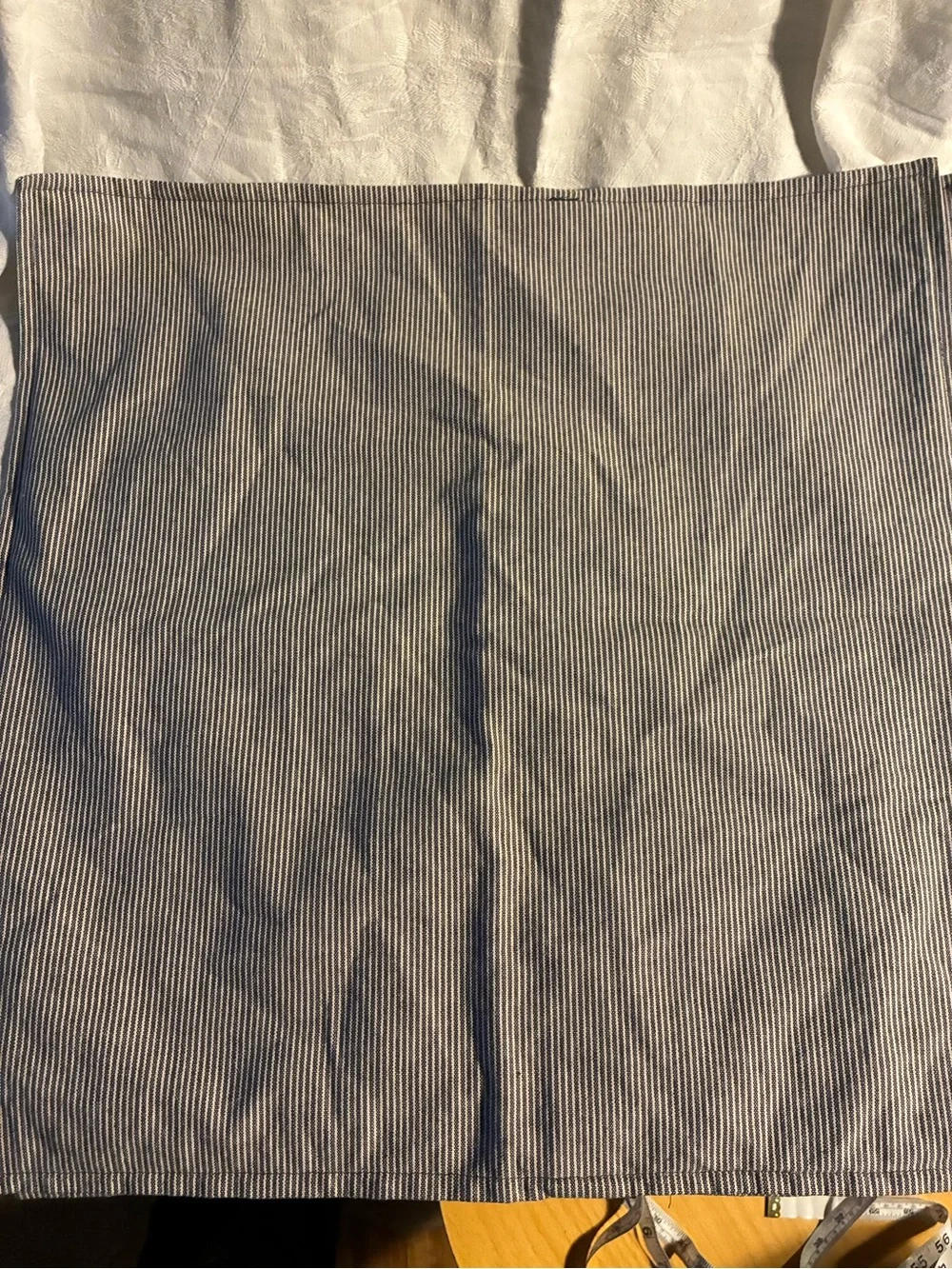IKEA Kristianne Pillow Covers 20X20 Striped Navy/White New Unused Freshen Room